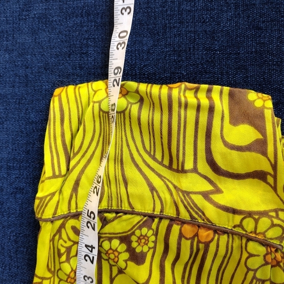 DAMSON MADDER WOMEN'S JONI TROUSERS Psnts Yellow Floral Size 8 - Picture 11 of 11